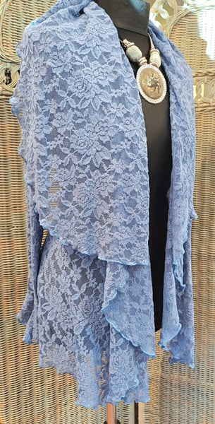 Octavia Textured Stretch Lace Shaped Jacket