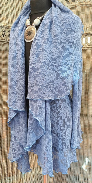 Octavia Textured Stretch Lace Shaped Jacket