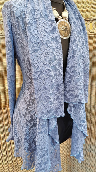 Octavia Textured Stretch Lace Shaped Jacket