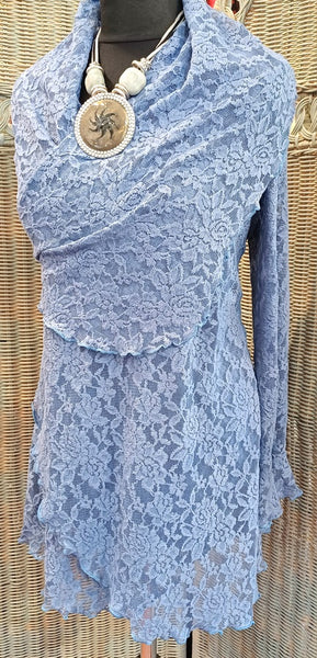 Octavia Textured Stretch Lace Shaped Jacket