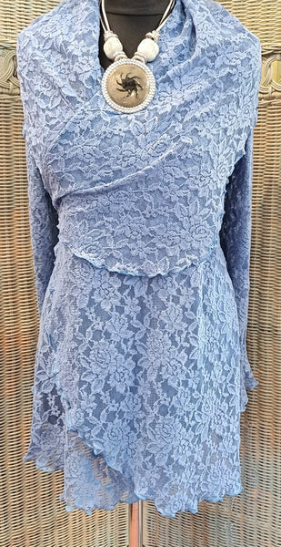 Octavia Textured Stretch Lace Shaped Jacket