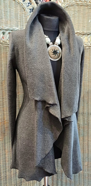 Octavia Luxury Velvet Fleece  Wrap Jacket
