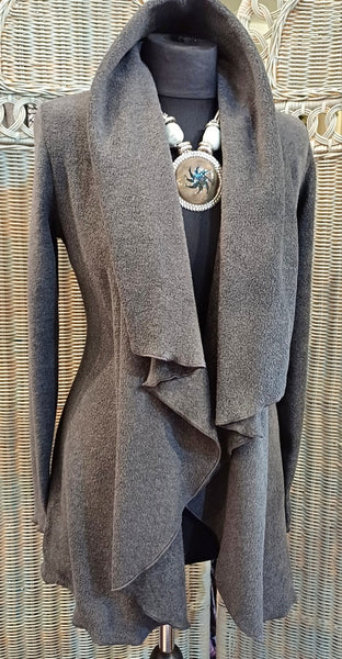 Octavia Luxury Velvet Fleece  Wrap Jacket