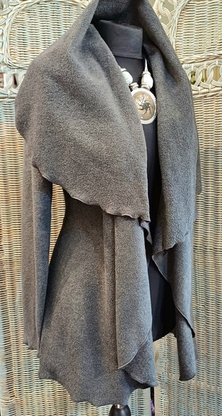 Octavia Luxury Velvet Fleece  Wrap Jacket