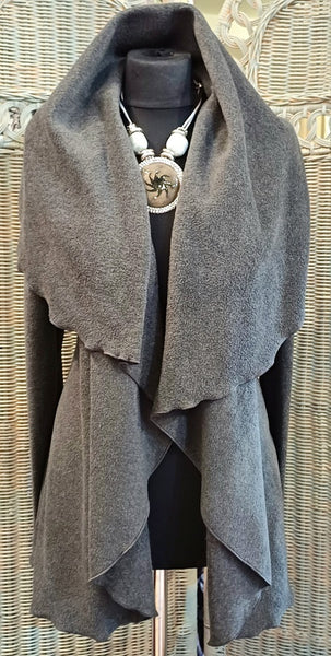 Octavia Luxury Velvet Fleece  Wrap Jacket