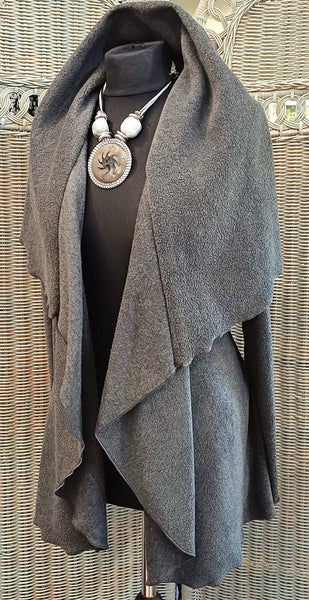Octavia Luxury Velvet Fleece  Wrap Jacket