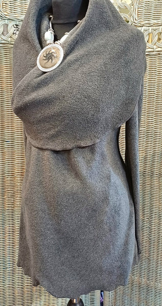 Octavia Luxury Velvet Fleece  Wrap Jacket