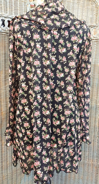 Juliette Stretch Floral Print Wrap Jacket