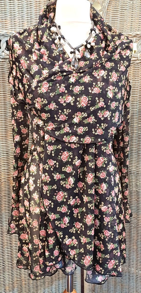 Juliette Stretch Floral Print Wrap Jacket