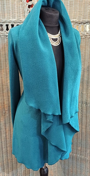 Octavia Luxury Velvet Fleece Wrap Jacket