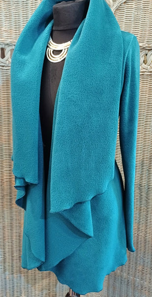 Octavia Luxury Velvet Fleece Wrap Jacket