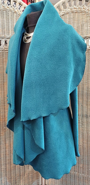 Octavia Luxury Velvet Fleece Wrap Jacket