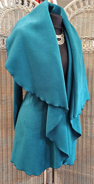 Octavia Luxury Velvet Fleece Wrap Jacket