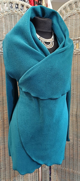 Octavia Luxury Velvet Fleece Wrap Jacket
