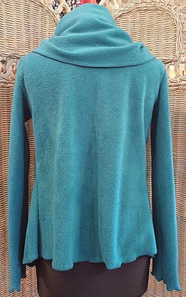 Minuet Luxury Velvet Fleece Shaped Wrap Jacket