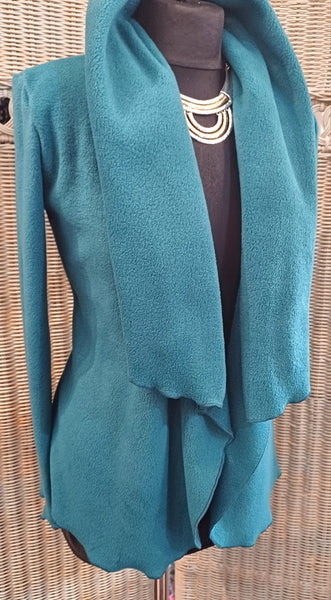Minuet Luxury Velvet Fleece Shaped Wrap Jacket