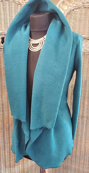 Minuet Luxury Velvet Fleece Shaped Wrap Jacket