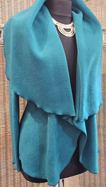 Minuet Luxury Velvet Fleece Shaped Wrap Jacket