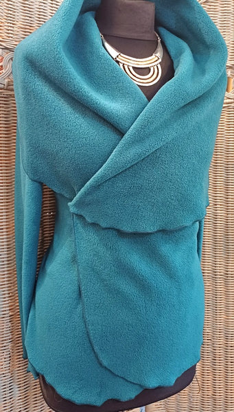Minuet Luxury Velvet Fleece Shaped Wrap Jacket