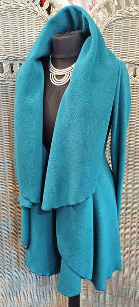 Juliette Luxury Velvet Fleece Swing Coat/Jacket