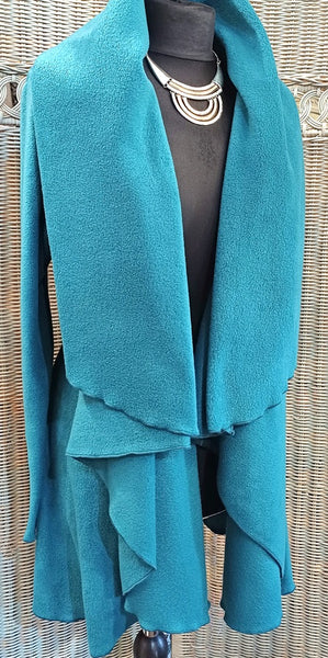 Juliette Luxury Velvet Fleece Swing Coat/Jacket