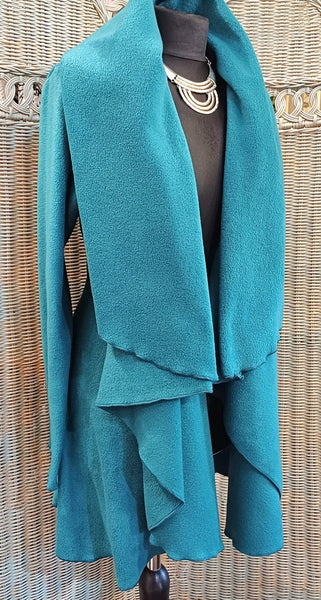 Juliette Luxury Velvet Fleece Swing Coat/Jacket