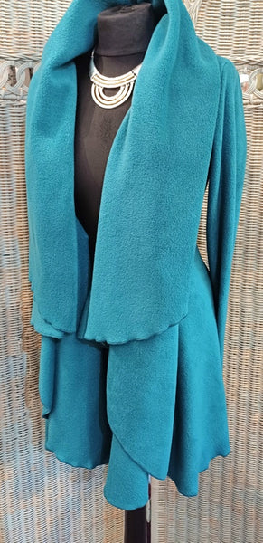 Juliette Luxury Velvet Fleece Swing Coat/Jacket