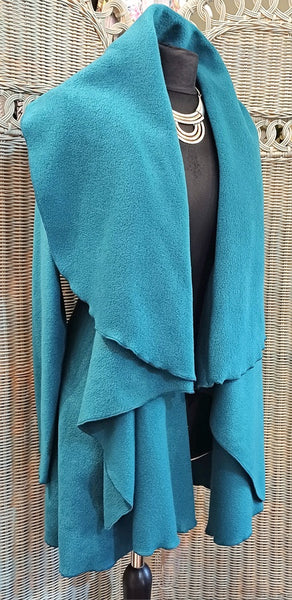 Juliette Luxury Velvet Fleece Swing Coat/Jacket