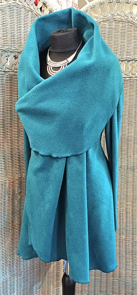 Juliette Luxury Velvet Fleece Swing Coat/Jacket