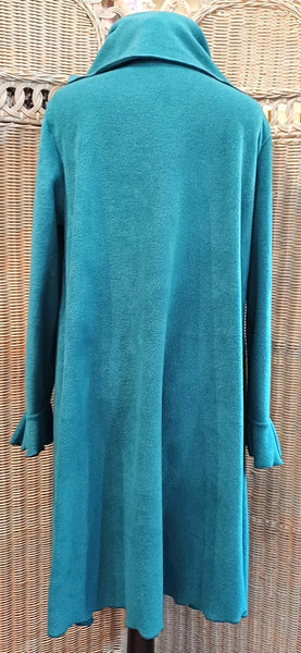 Rhapsody Luxury Velvet Fleece Wrap Coat