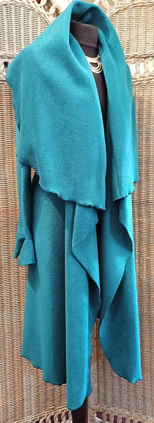 Rhapsody Luxury Velvet Fleece Wrap Coat
