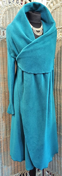 Rhapsody Luxury Velvet Fleece Wrap Coat