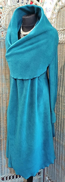Rhapsody Luxury Velvet Fleece Wrap Coat