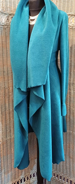 Rhapsody Luxury Velvet Fleece Wrap Coat