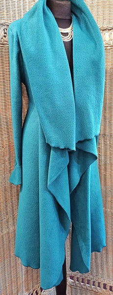 Rhapsody Luxury Velvet Fleece Wrap Coat