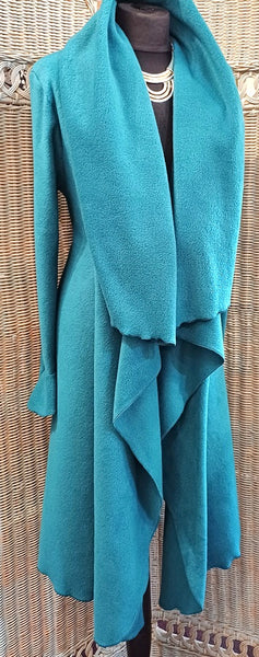 Rhapsody Luxury Velvet Fleece Wrap Coat