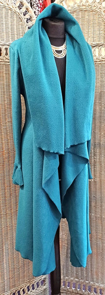 Rhapsody Luxury Velvet Fleece Wrap Coat