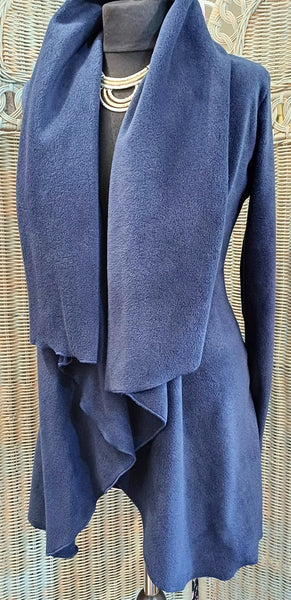 Octavia Luxury Velvet Fleece Wrap Jacket