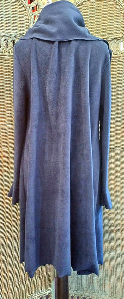 Rhapsody Luxury Velvet Fleece Long Wrap Coat