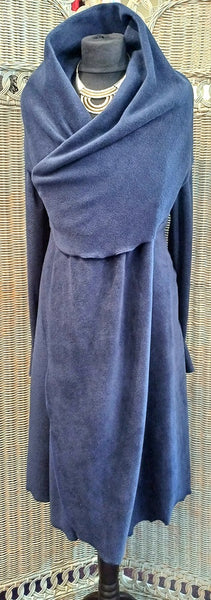 Rhapsody Luxury Velvet Fleece Long Wrap Coat