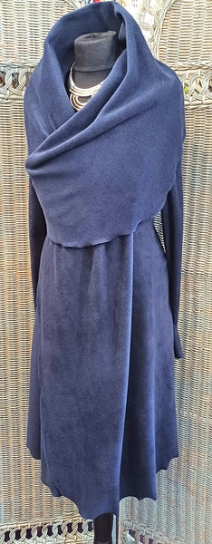 Rhapsody Luxury Velvet Fleece Long Wrap Coat