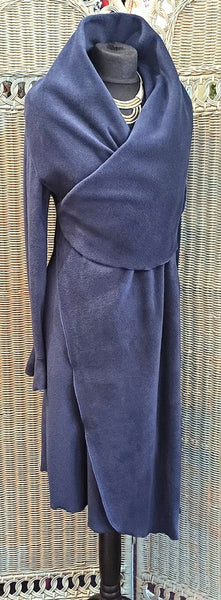 Rhapsody Luxury Velvet Fleece Long Wrap Coat