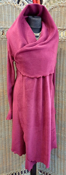 Rhapsody Luxury Velvet Fleece Long Wrap Coat