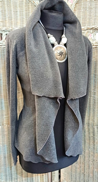Minuet Luxury Velvet Fleece Shaped Wrap Jacket