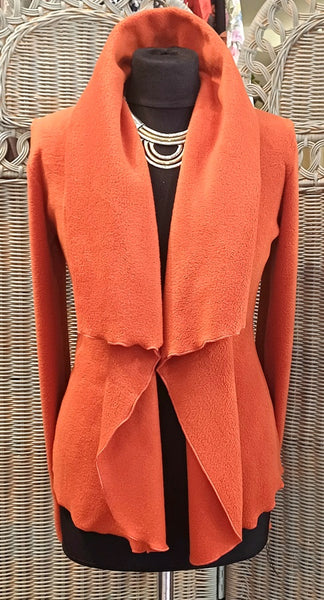Minuet Luxury Velvet Fleece Shaped Wrap Jacket