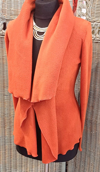 Minuet Luxury Velvet Fleece Shaped Wrap Jacket