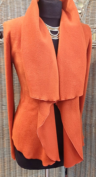 Minuet Luxury Velvet Fleece Shaped Wrap Jacket