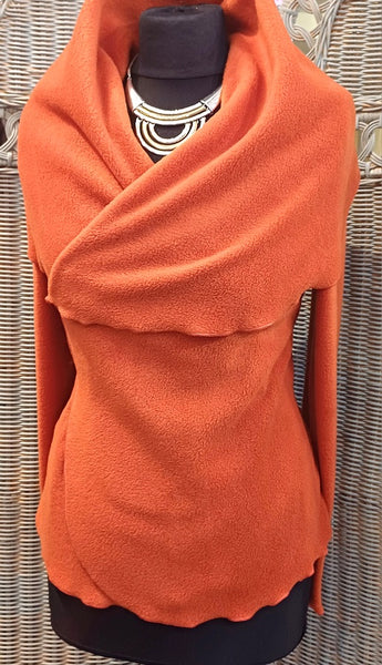 Minuet Luxury Velvet Fleece Shaped Wrap Jacket