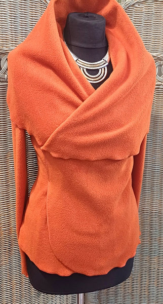 Minuet Luxury Velvet Fleece Shaped Wrap Jacket
