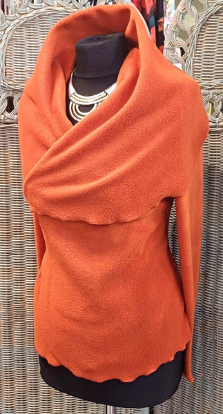 Minuet Luxury Velvet Fleece Shaped Wrap Jacket